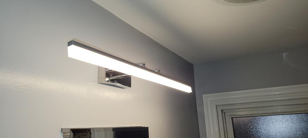 Alta Modern Bar LED Vanity Light, Selectable White, 1100 Lumens - Customer Photo From Anthony Dilegge