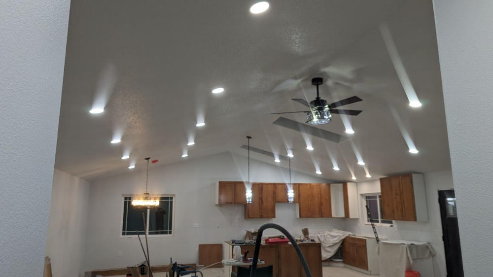 Recessed LED Lighting, 6 Inch, Slim, Selectable CCT, 850 Lumens - Customer Photo From Ron Hawkins