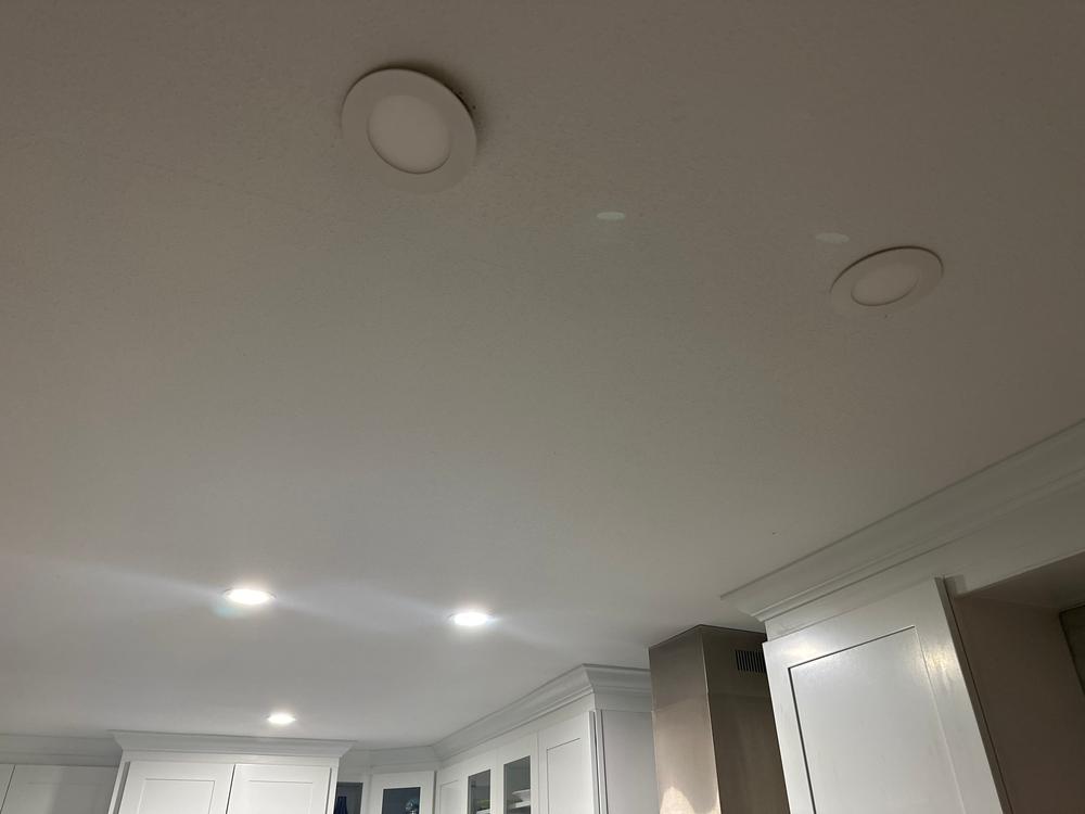 Recessed LED Lighting, 4 Inch, Slim, Wafer Thin, Baffle Trim, 650 Lumens - Customer Photo From Justin Lammers