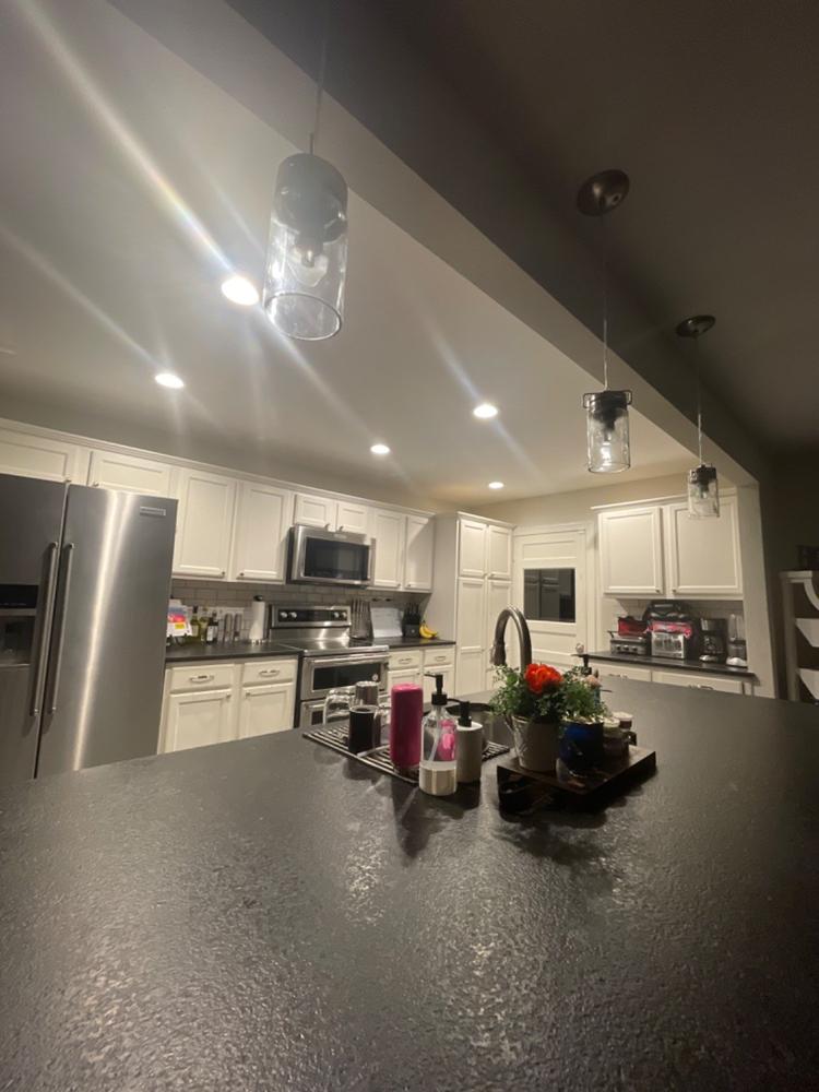 Recessed LED Retrofit Lighting, 5/6 Inch, Baffle, Selectable CCT, 965 Lumens - Customer Photo From Melissa Robledo-Phillips