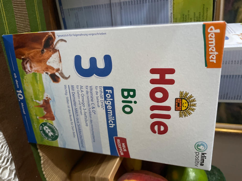 Holle Stage 3 (10-12 Months) Organic Baby Formula (600g) - Customer Photo From Angelica O’regan