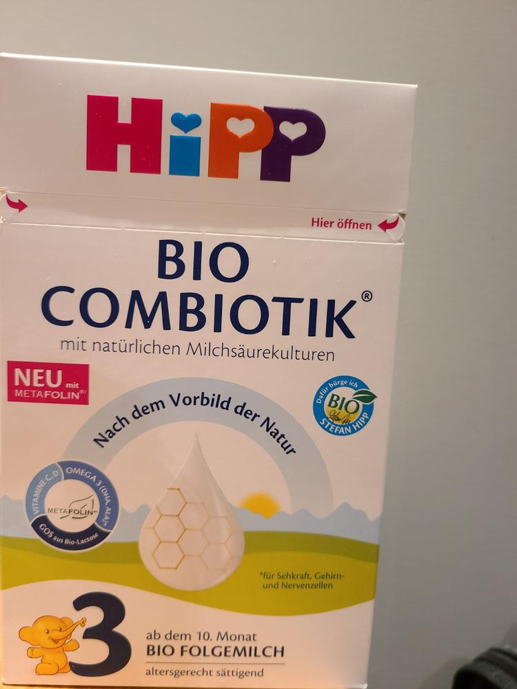 HiPP Stage 3 Organic (Bio) Combiotic Baby Milk Formula (600g) - German Version - Customer Photo From Greg Teo