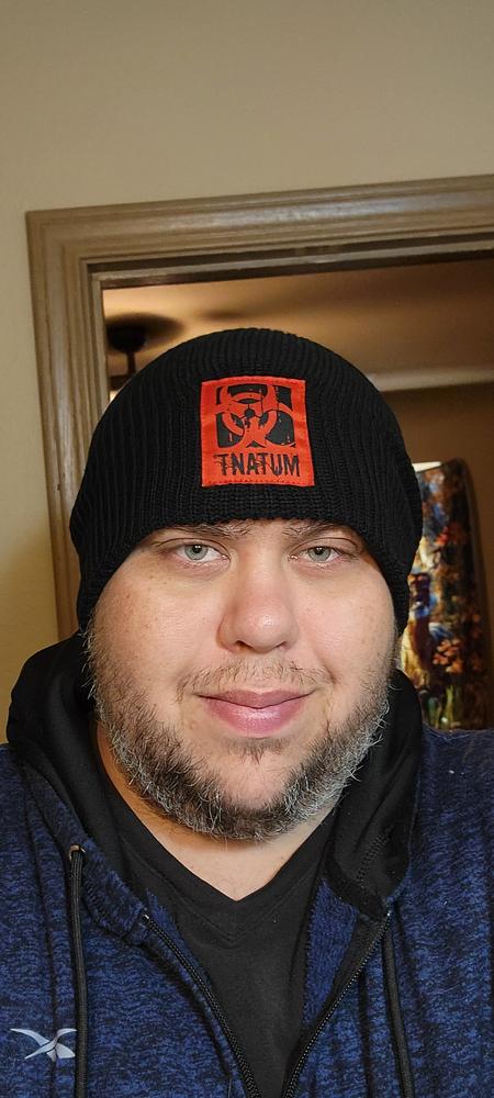 Patched Gym Beanie (Black) - Customer Photo From Jon anderson 