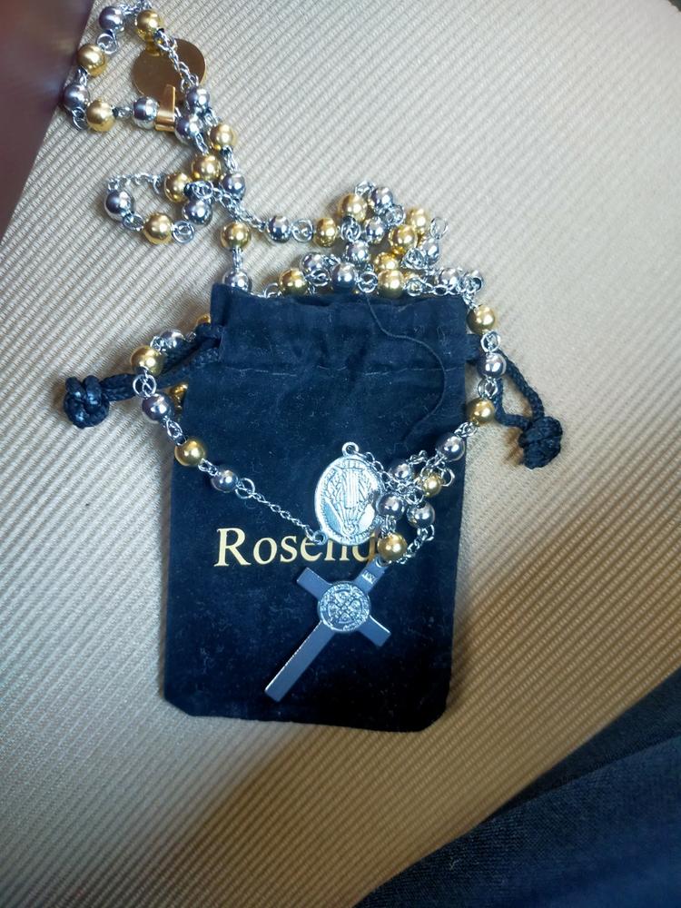 Personalized St. Benedict Rosary (Lightweight Edition) - Customer Photo From Rosenda Villamin
