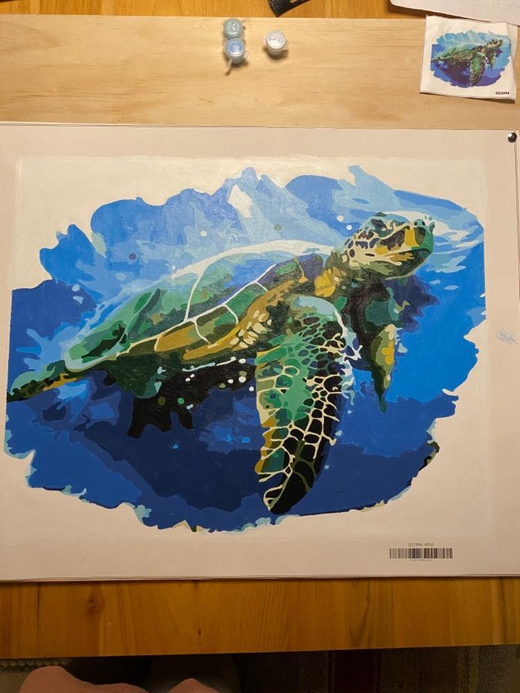 Green Sea Turtle kit - Customer Photo From Melissa Fairbairn