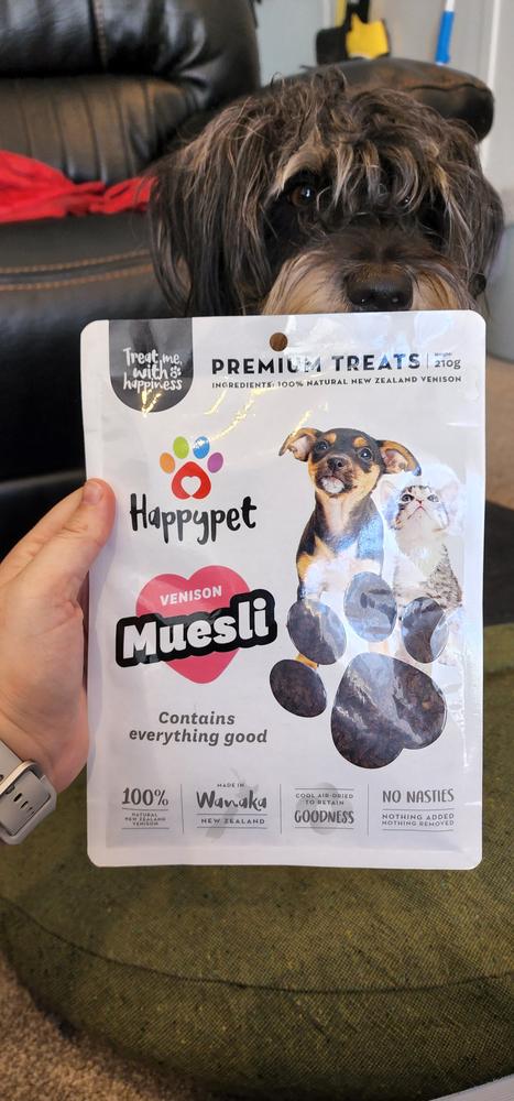 Venison Muesli 210g - Dog Treat and Meal Topper - Customer Photo From Danielle Carter