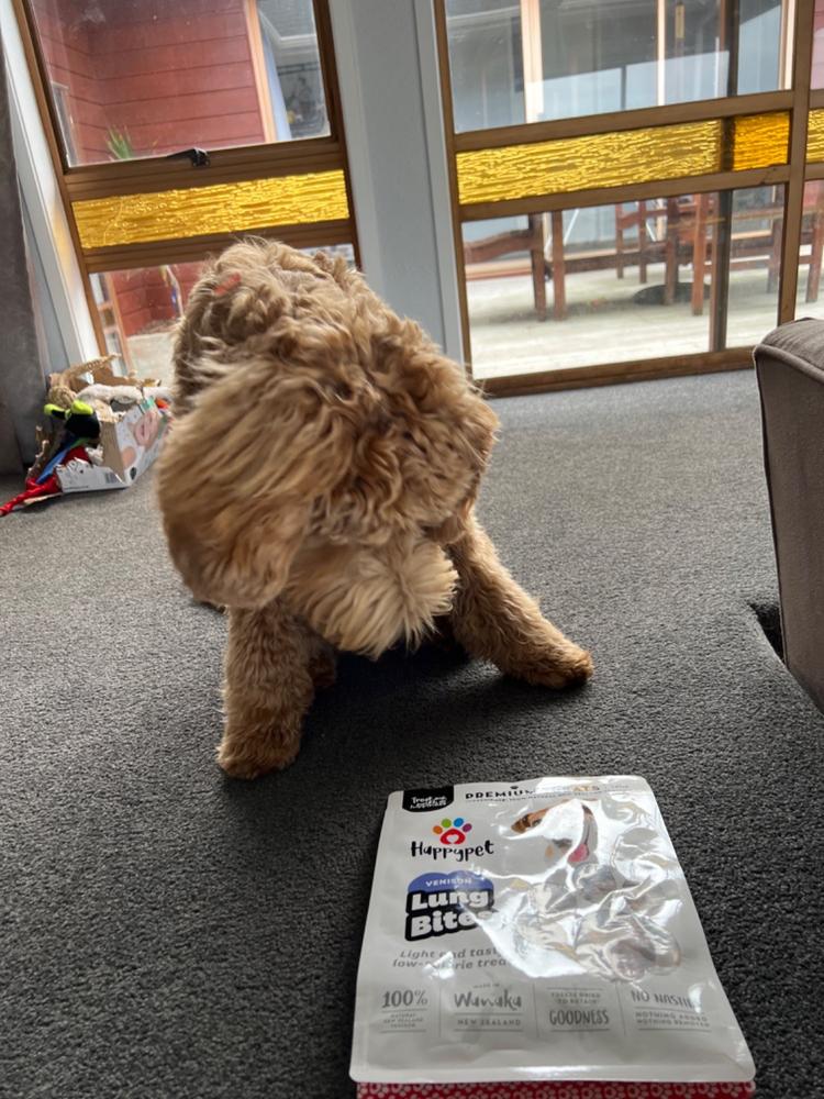 Venison Lung 180g - Treats for Cats and Dogs - Customer Photo From Karen Wilson