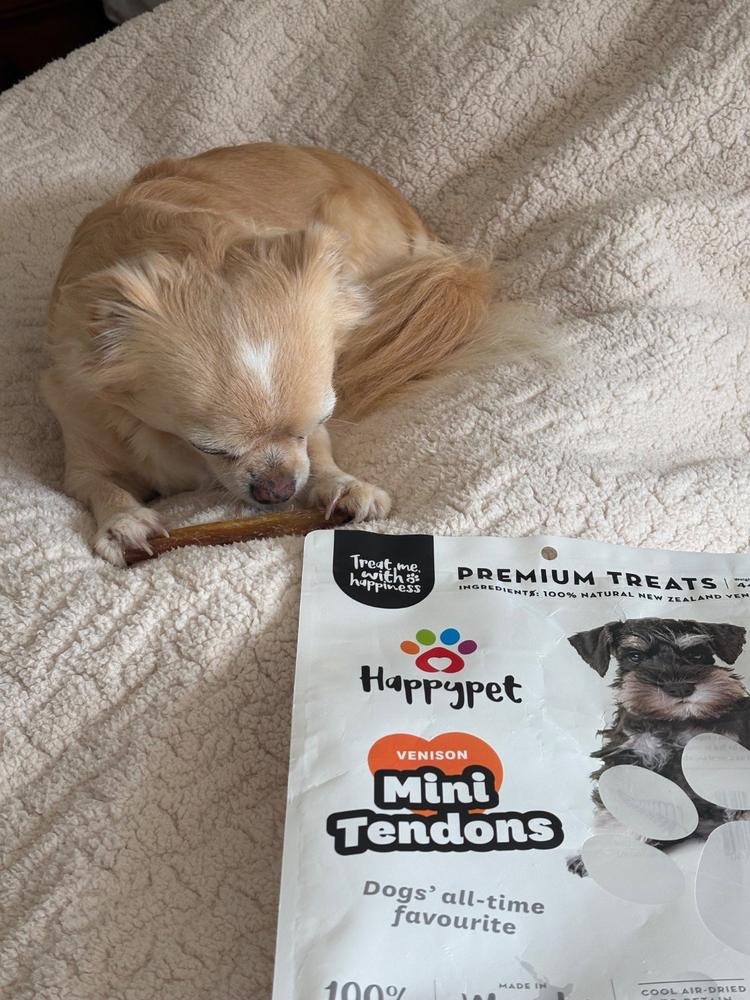 Golden Tendons - Venison Dog Chews - Customer Photo From Marlene McClelland
