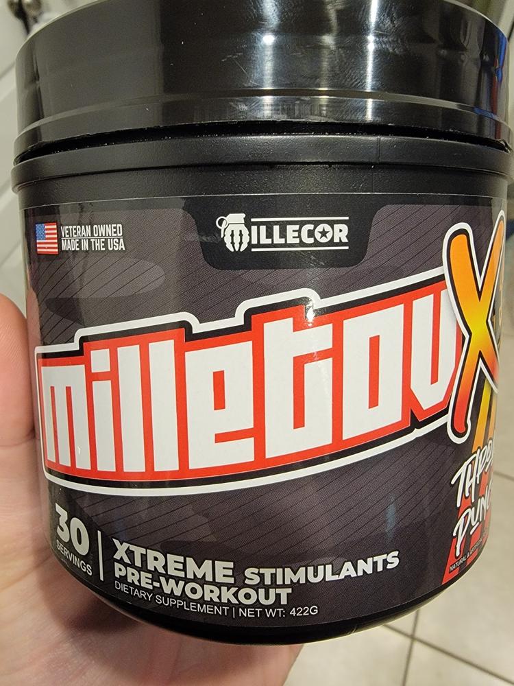 MILLETOV-Xtreme Pre-Workout - Throat Punch - Customer Photo From Sean Luxenburg