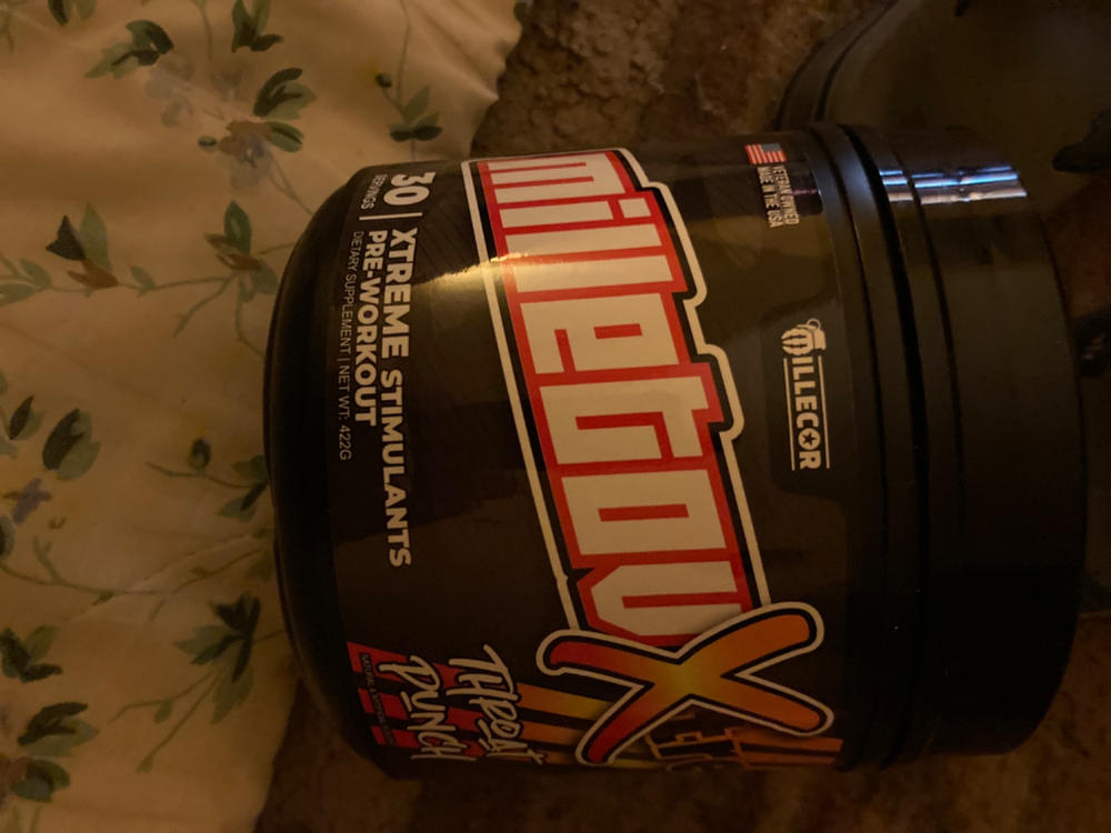 MILLETOV-Xtreme Pre-Workout - Throat Punch - Customer Photo From Larry Bromback