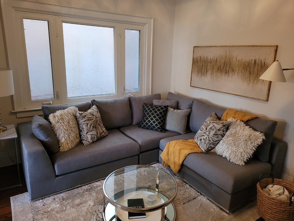 The Flow Sectional - Grey - Customer Photo From Anonymous
