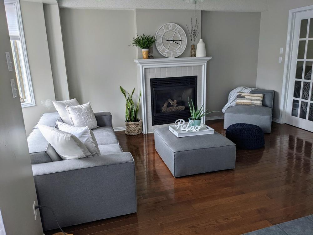 The Pacific Modular Sectional - Grey - Customer Photo From Alexa Rae Schiefer