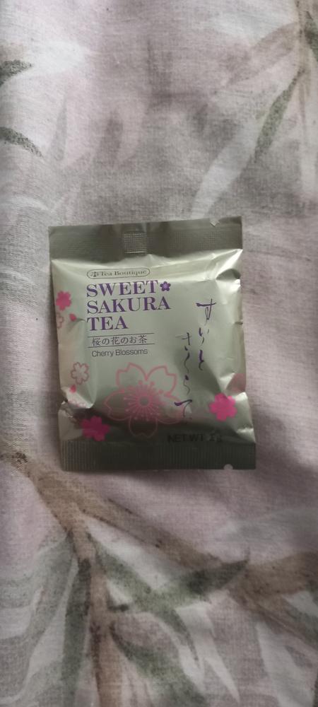 Sweet Sakura Tea (1Box : 4pcs) - Customer Photo From Amy W.
