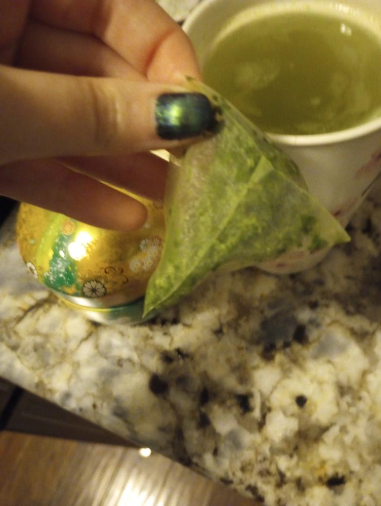 Suzuko Japanese Green Tea - Green Sakura - Customer Photo From Mariana V.