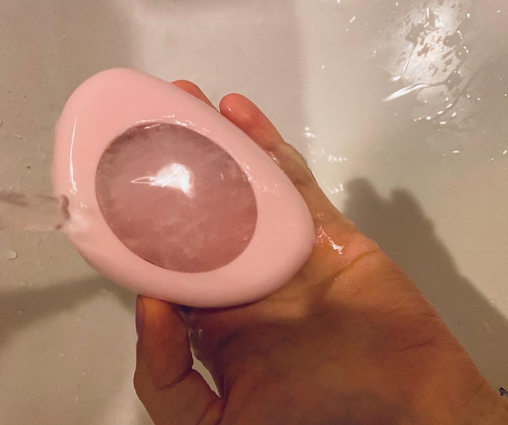 LISS Facial Sonic Skin Cleansing Brush w/ Gemstone Massager - Customer Photo From Gabriella E.
