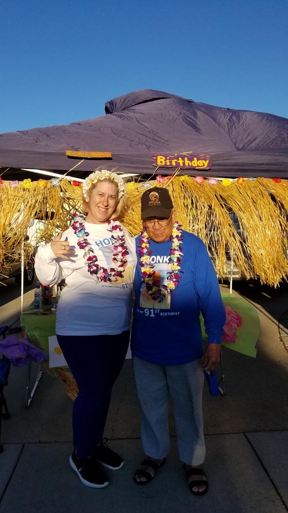 Single Orchid / Plumeria Lei - Customer Photo From Brandy Moore