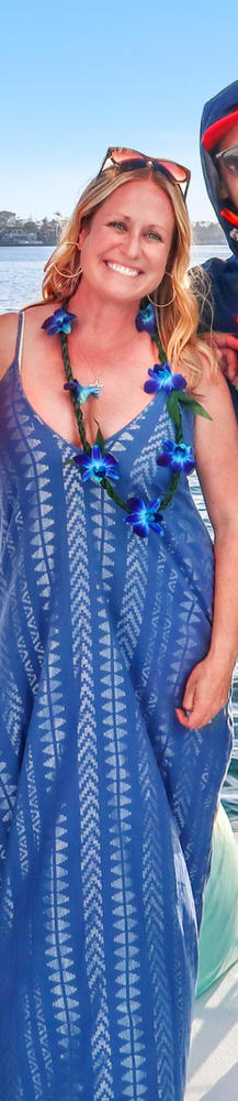 Ti Leafy Lei with Orchids - Customer Photo From Keilani 