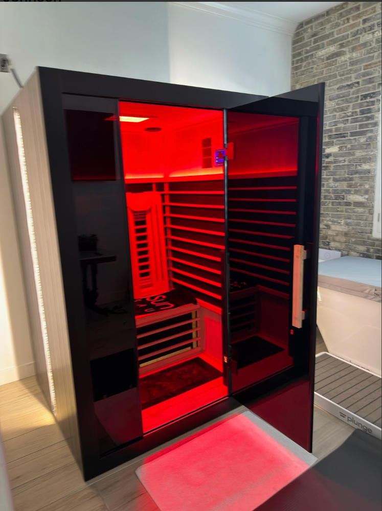 Sun Home Eclipse™ 2-Person Red Light & Infrared Sauna - Customer Photo From Brad Johnson