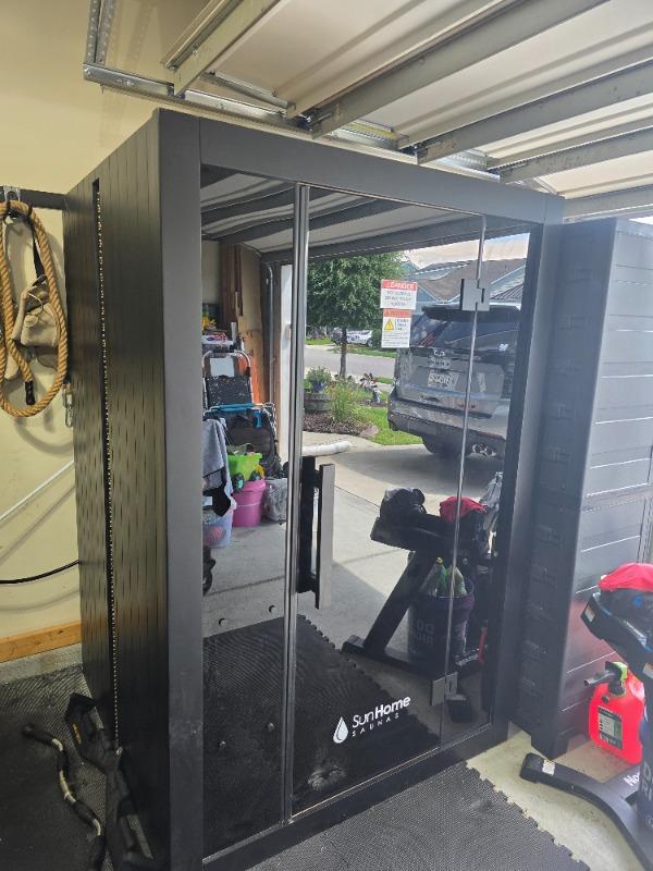 Sun Home Eclipse™ 2-Person Red Light & Infrared Sauna - Customer Photo From Adam Cantrill