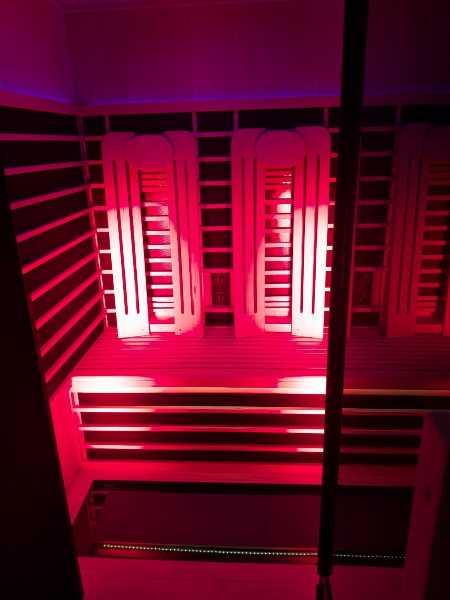 Sun Home Eclipse™ 2-Person Indoor Red Light & Full-Spectrum Infrared Sauna - Customer Photo From
