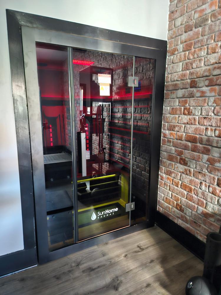 Sun Home Eclipse™ 2-Person Red Light & Infrared Sauna - Customer Photo From Elize