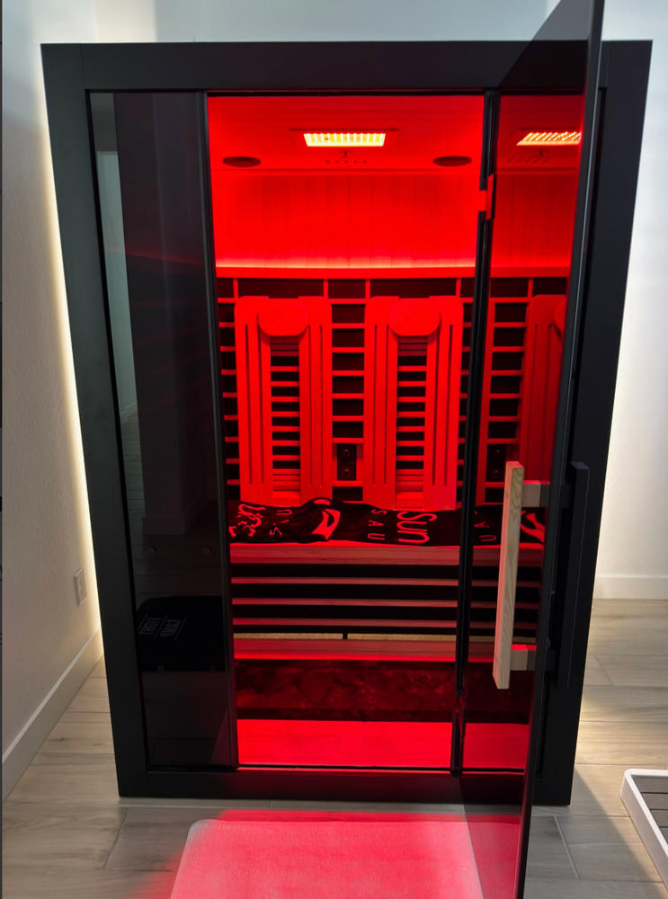 Sun Home Eclipse™ 2-Person Red Light & Infrared Sauna - Customer Photo From Brad Johnson