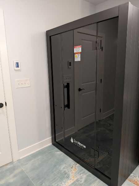 Sun Home Eclipse™ 2-Person Indoor Red Light & Full-Spectrum Infrared Sauna - Customer Photo From