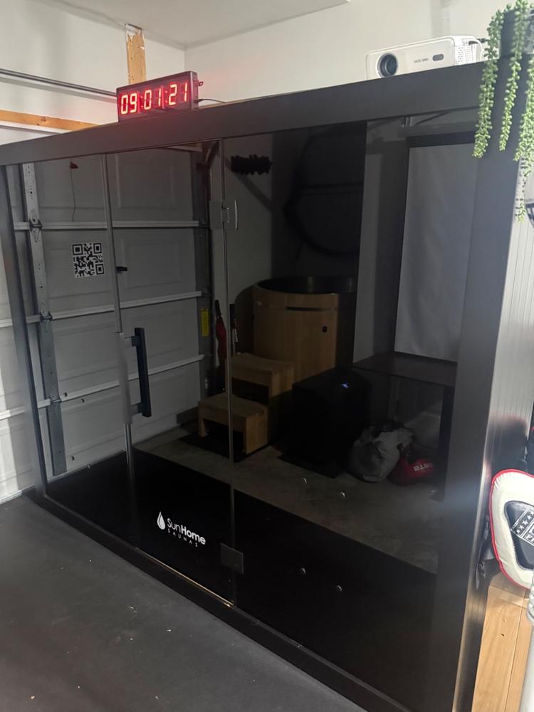 Sun Home Eclipse™ 4-Person Red Light & Infrared Sauna - Customer Photo From Steven Thiel