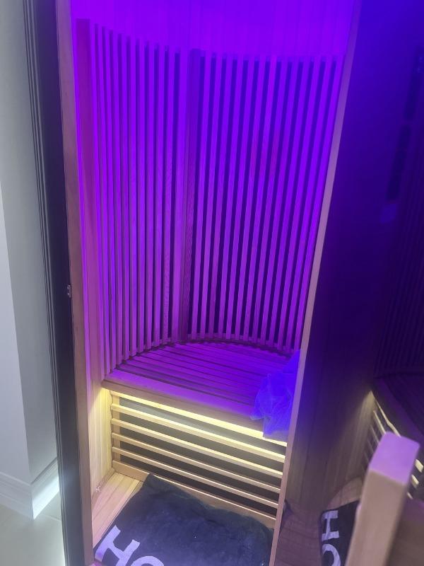 Sun Home Pod™ 1-Person Red Light & Infrared Sauna - Customer Photo From LAMBROS KOKKINELIS
