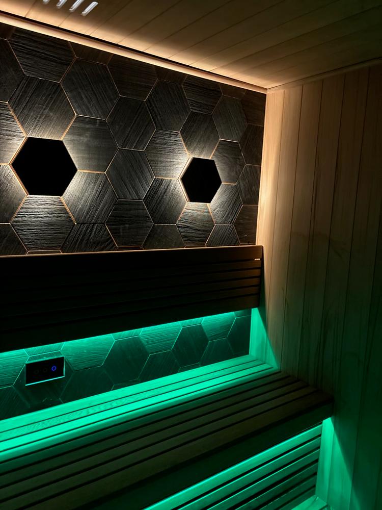 Sun Home Nova Indoor 3-Person Traditional Sauna - Customer Photo From Shannon