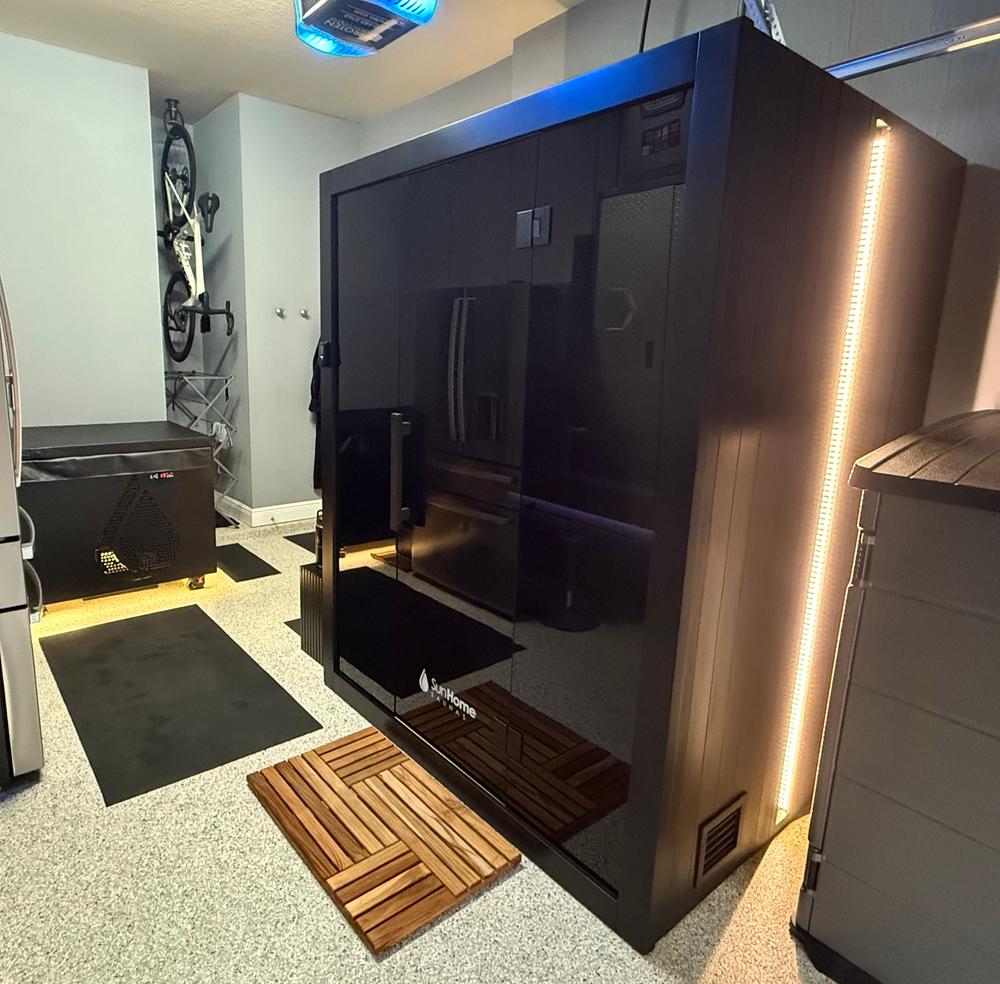 Sun Home Nova™ 3-Person Indoor Traditional Sauna - Customer Photo From Jason R.