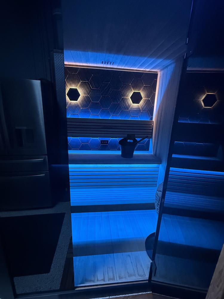 Sun Home Nova™ 3-Person Indoor Traditional Sauna - Customer Photo From Jason R. 