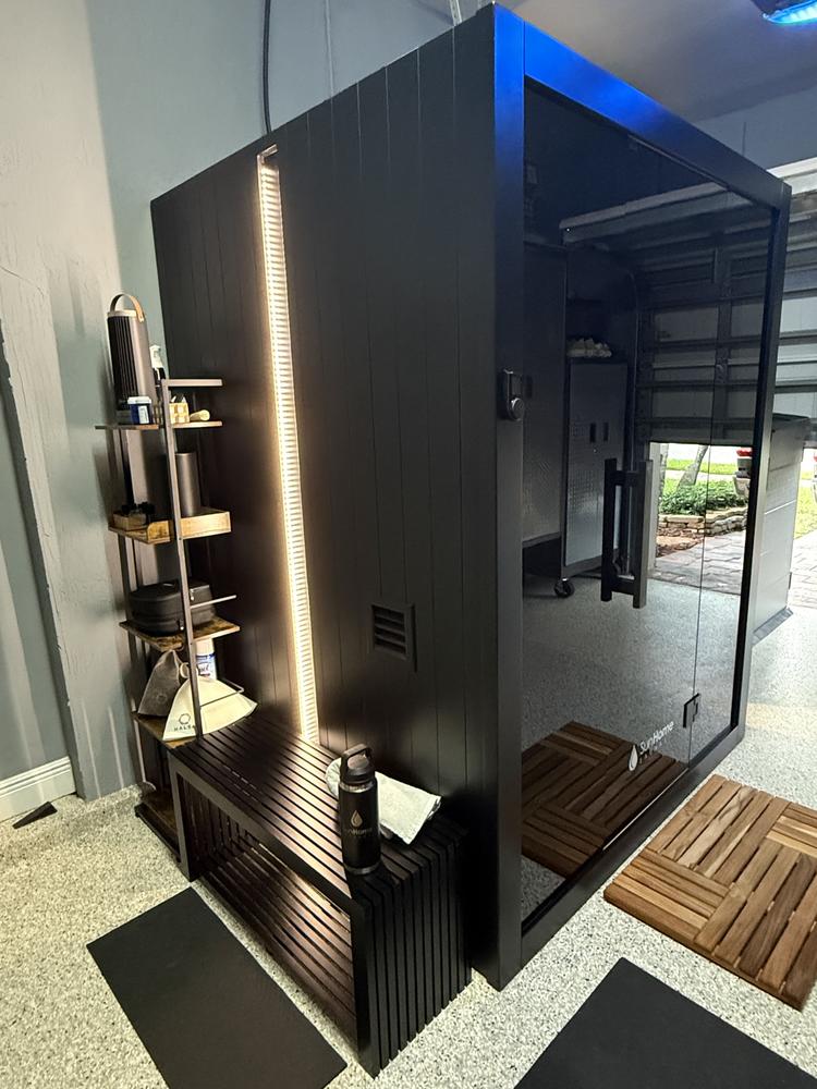 Sun Home Nova™ 3-Person Indoor Traditional Sauna - Customer Photo From Jason R.