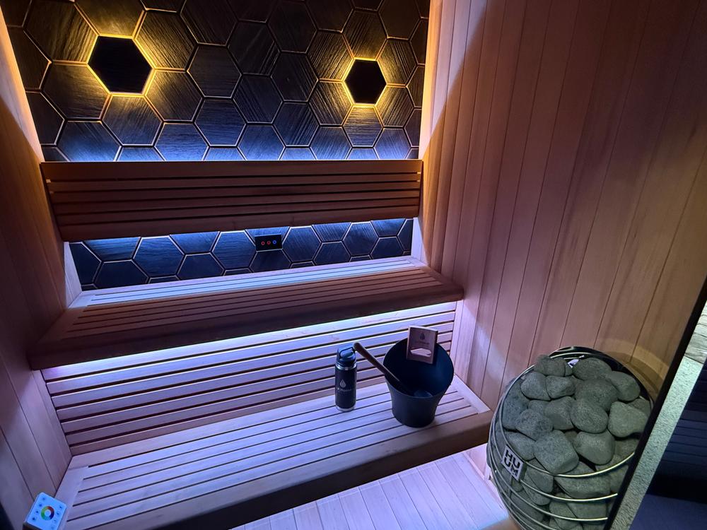 Sun Home Nova™ 3-Person Indoor Traditional Sauna - Customer Photo From Jason R. 