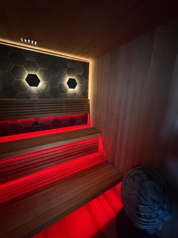 Sun Home Nova Indoor 5-Person Traditional Sauna - Customer Photo From Jeff