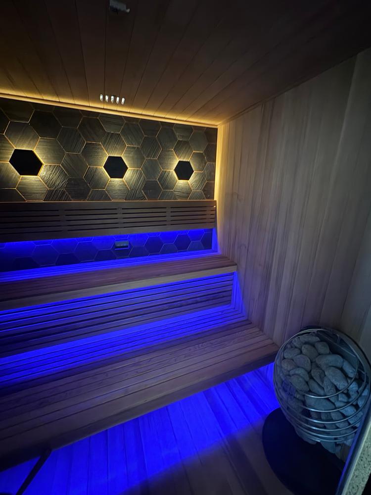 Sun Home Nova Indoor 5-Person Traditional Sauna - Customer Photo From Kylee 