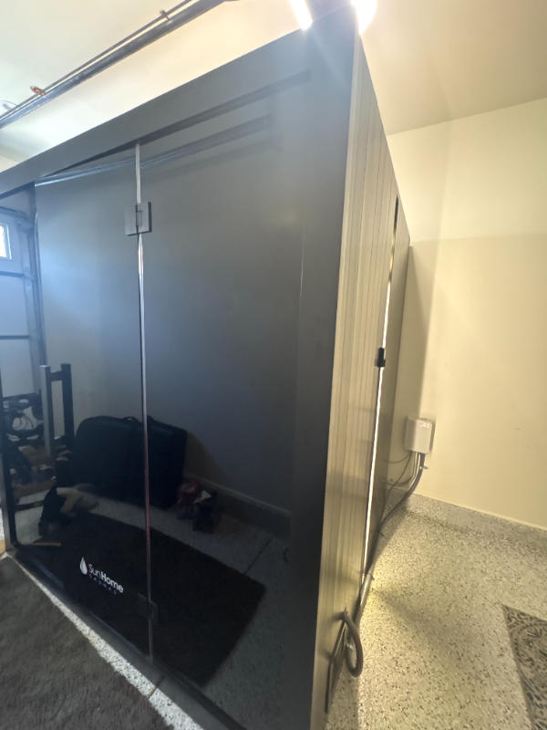 Sun Home Nova Indoor 5-Person Traditional Sauna - Customer Photo From Alex