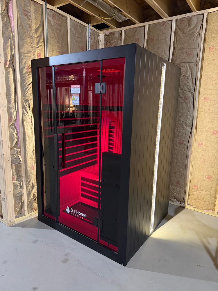 Sun Home Eclipse™ 2-Person Red Light & Infrared Sauna - Customer Photo From Brandon