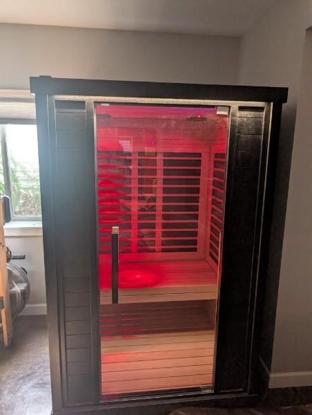 Sun Home Equinox™ 2-Person Full-Spectrum Infrared Sauna - Customer Photo From Gregory Golden
