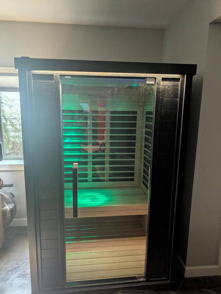 Sun Home Equinox™ 2-Person Full-Spectrum Infrared Sauna - Customer Photo From Gregory Golden