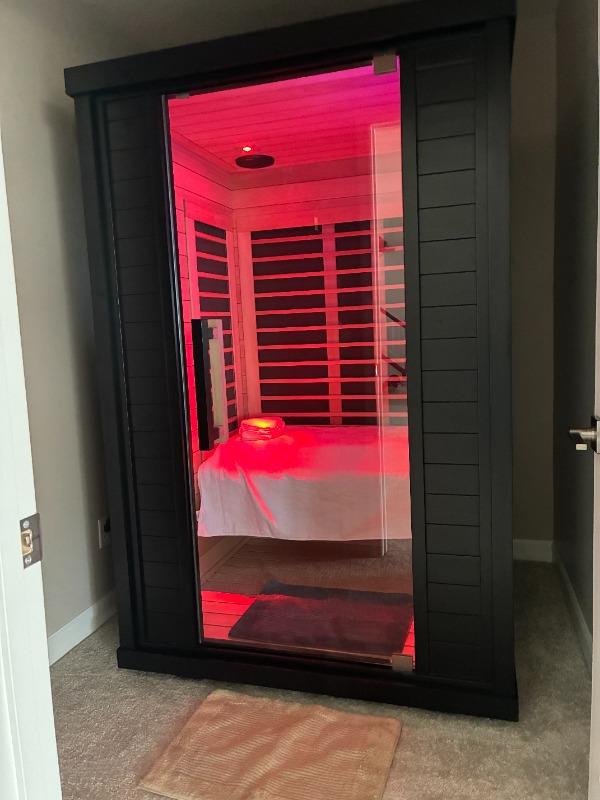Sun Home Equinox™ 2-Person Full-Spectrum Infrared Sauna - Customer Photo From Michael Gates