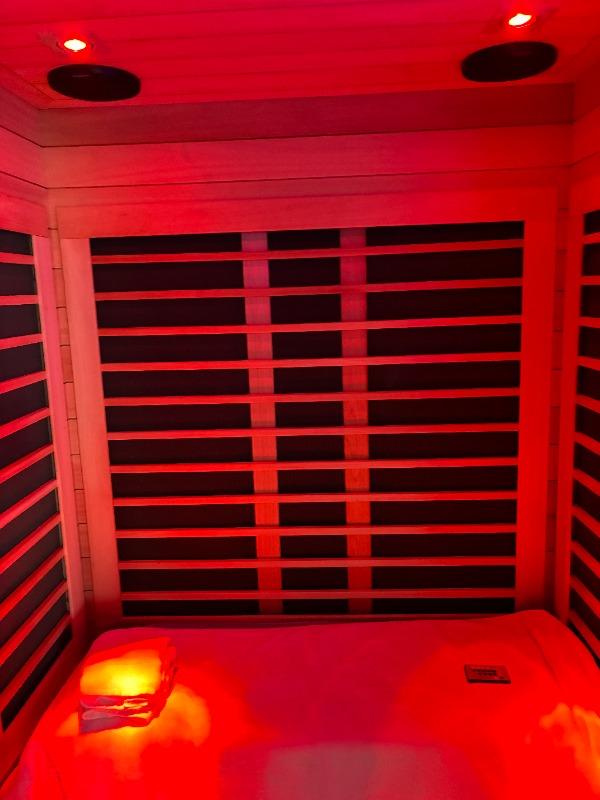 Sun Home Equinox™ 2-Person Full-Spectrum Infrared Sauna - Customer Photo From Michael Gates