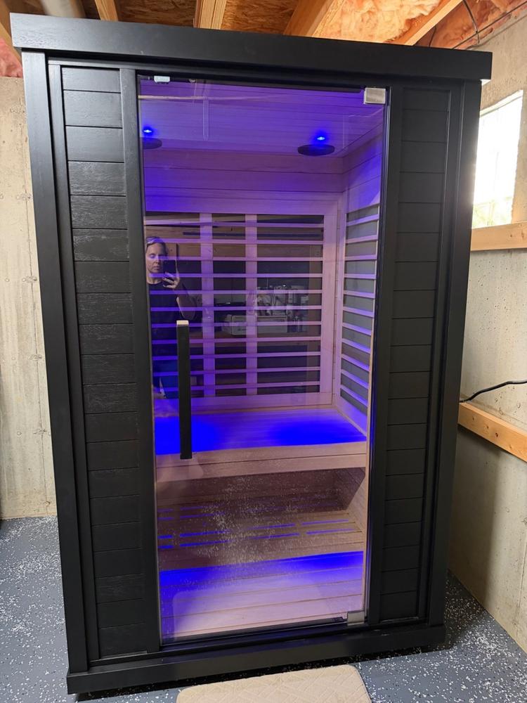 Sun Home Equinox™ 2-Person Full-Spectrum Infrared Sauna - Customer Photo From Jodi Hughes