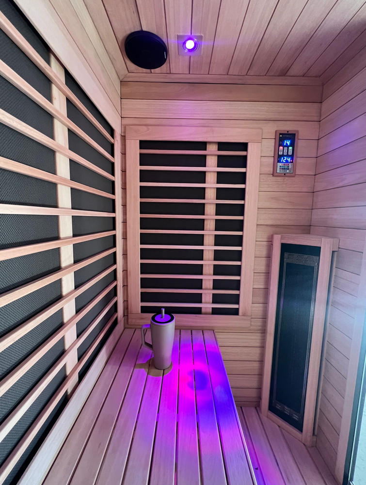 Sun Home Equinox™ 3-Person Full-Spectrum Infrared Sauna - Customer Photo From Ally