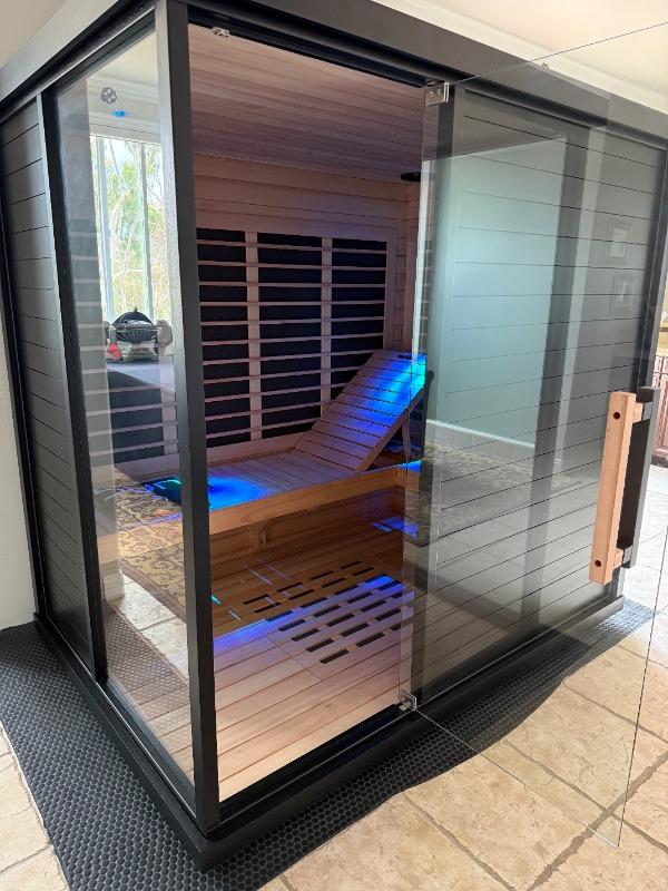 Sun Home Solstice™ 4-Person Infrared Sauna - Customer Photo From Richard Chade