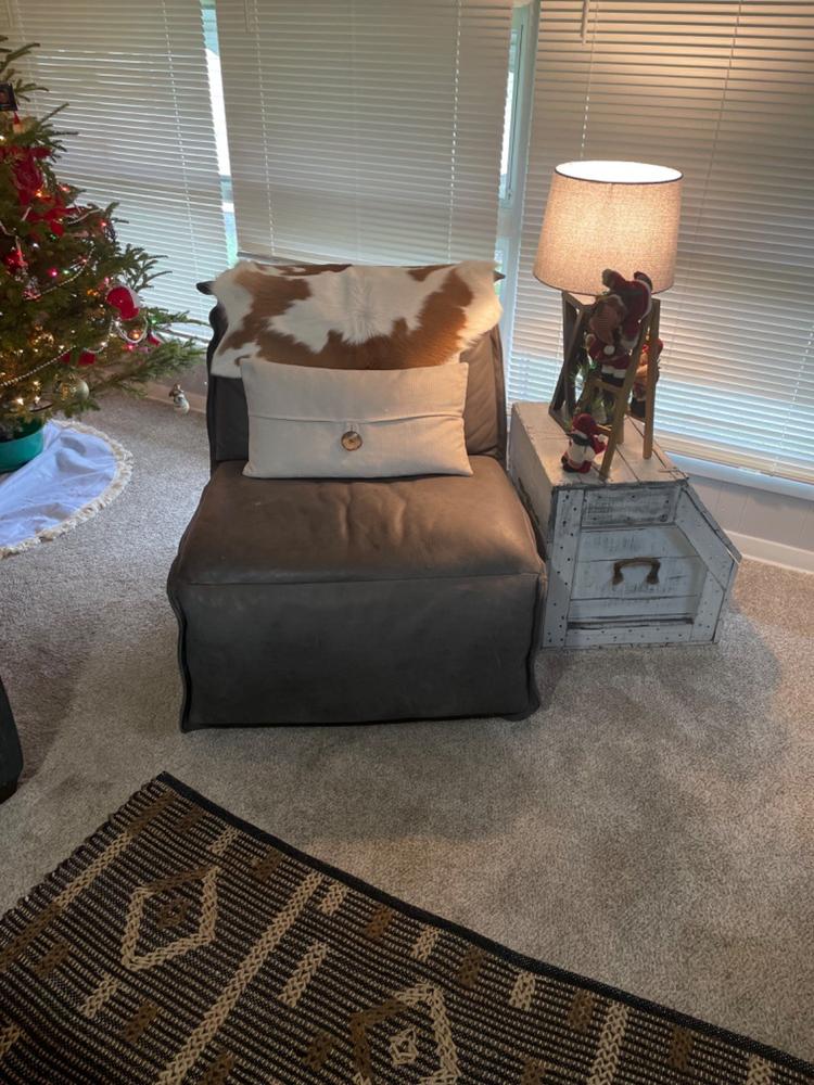 Black and White Calf Hides - Customer Photo From John Ralston