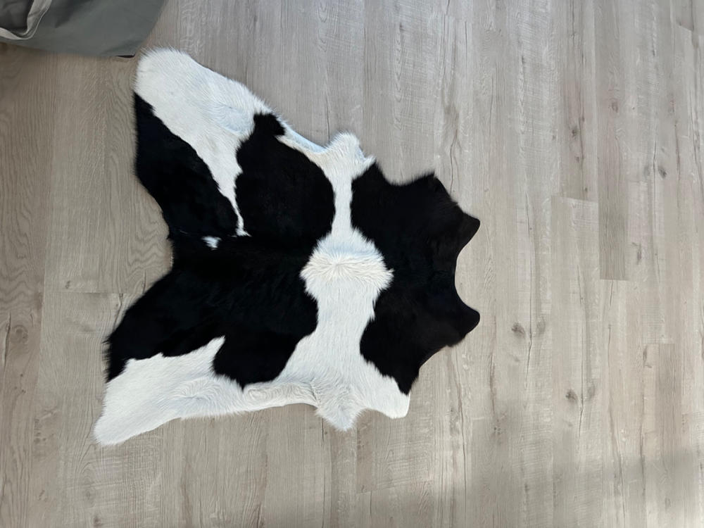 Black and White Calf Hides - Customer Photo From Ernie Narbona