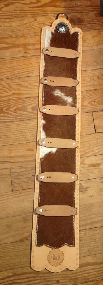 Hereford Cowhide Rug - Customer Photo From Laura M Lohnes