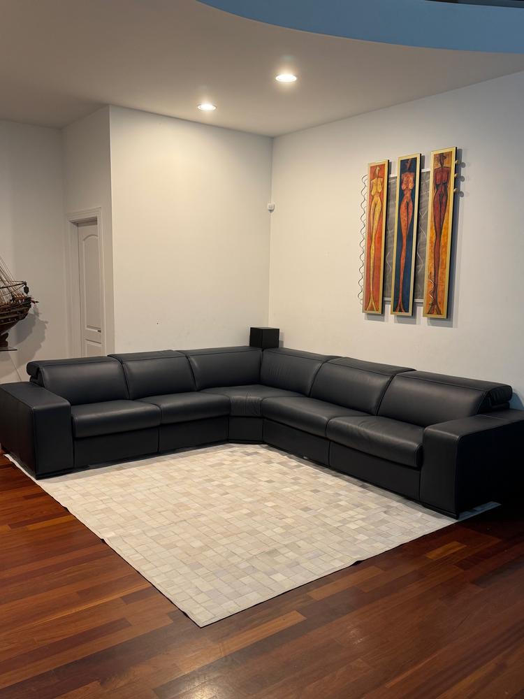 Lyon Cowhide Rug - Customer Photo From Cristina