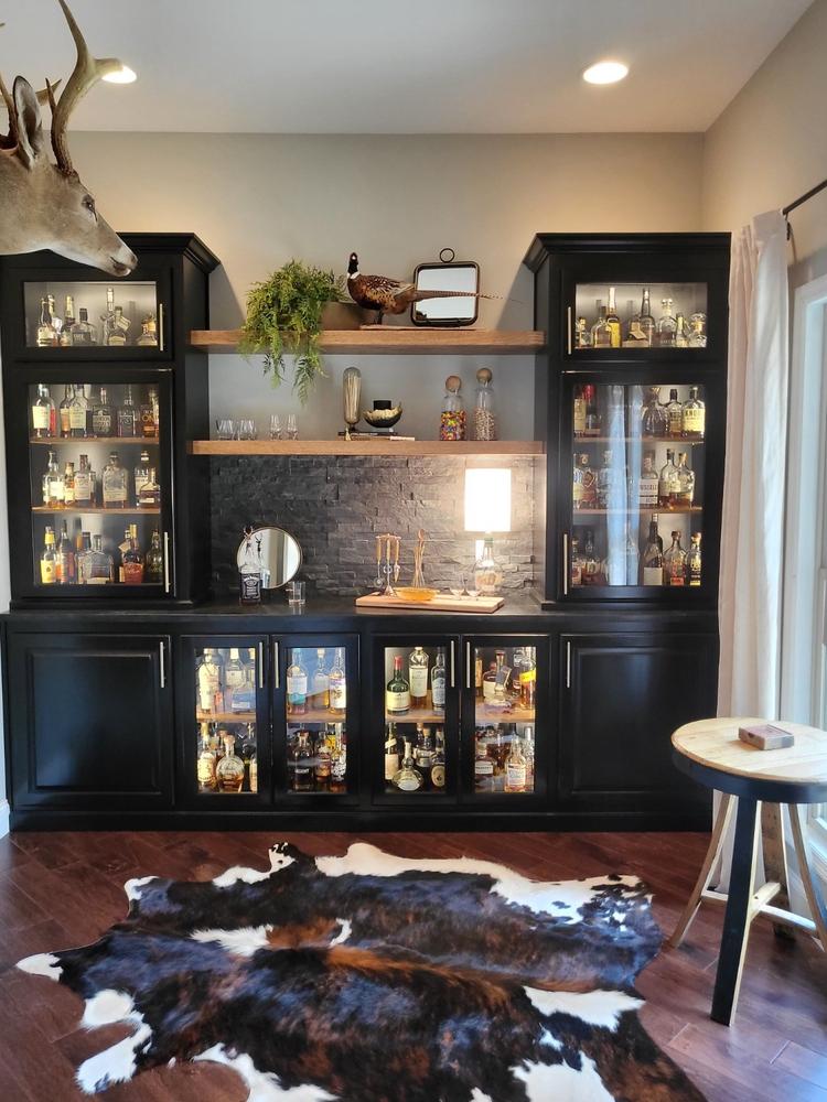 Cowhide Rug Tricolor Brindle Mix - Customer Photo From Sarah Hicks